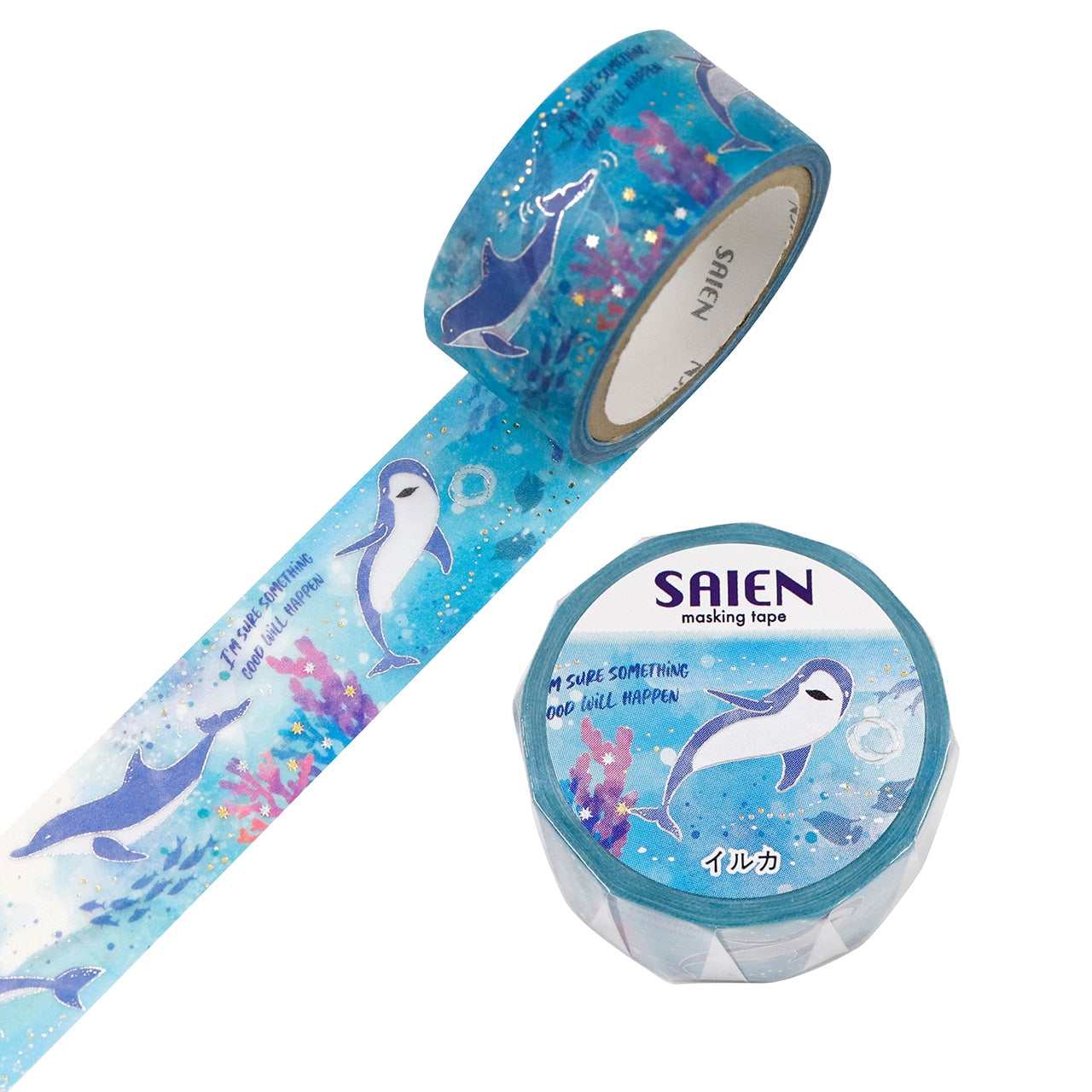 Kamiiso - Washi Tape - Marine Life - Dolphin