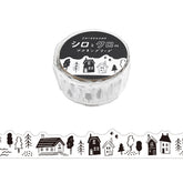 Mind Wave - Washi Tape - Houses (Die-Cut)