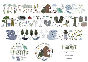 Ivy Snow - Washi Tape - In The Forest (PET)