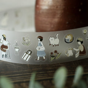 TeaYou - Washi Tape - Neko Cafe (PET)