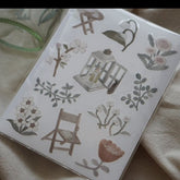 Ivy Snow - Planner Sticker - Afternoon Garden