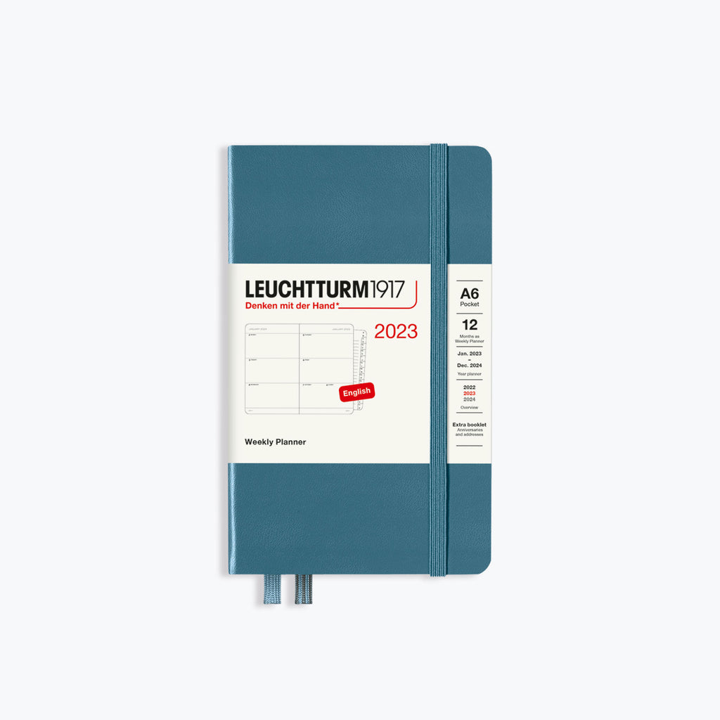 Leuchtturm1917 Weekly Planner - 2024 - Pocket (A6) - Sage