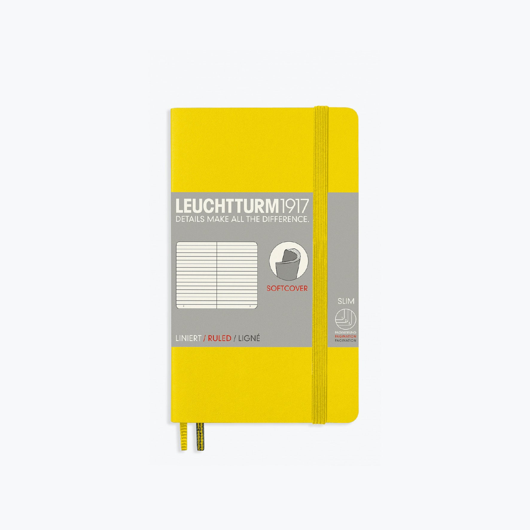 Leuchtturm1917 - Notebook - Softcover - A6 - Lemon <Outgoing>