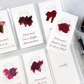 Wearingeul - Ink Swatch Cards - Bottle - Vertical