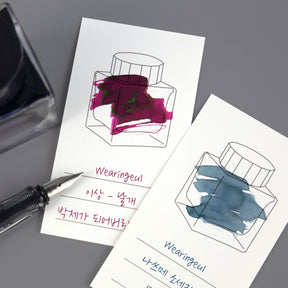 Wearingeul - Ink Swatch Cards - Bottle - Vertical