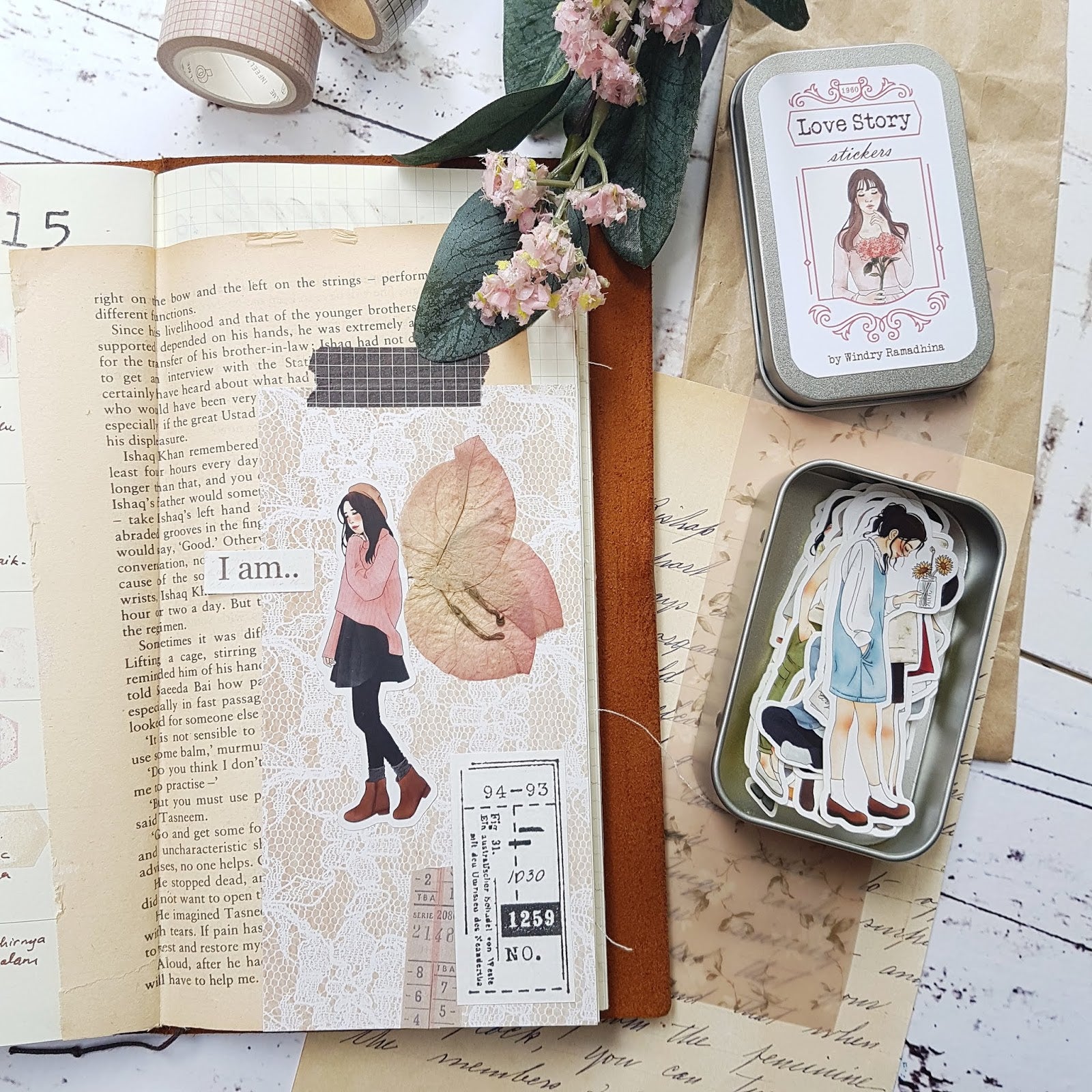 Windry R. - Planner Sticker - Love Story (Tin)