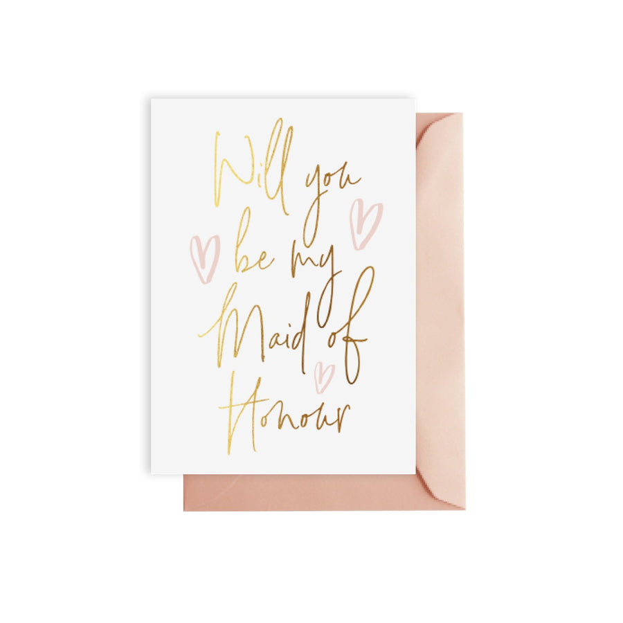 ELM Paper - Card - Wedding - Maid Of Honour <Outgoing>